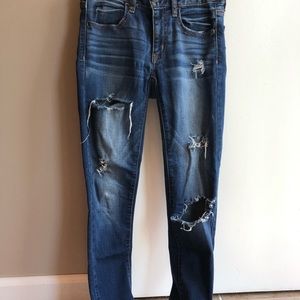 American Eagle ripped skinny jeans
